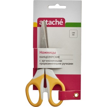 Ножницы детские Attache Ergo&Soft в ассар 14 см
