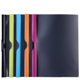 Папка с клипом Папка c клипом для брошюровки Vivid A4 до 30листов РР 0,3мм ассортимE38964