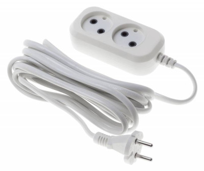 Сетевой удлинитель Buro BU-PSL2.5/W, 5 м, 475310, белый