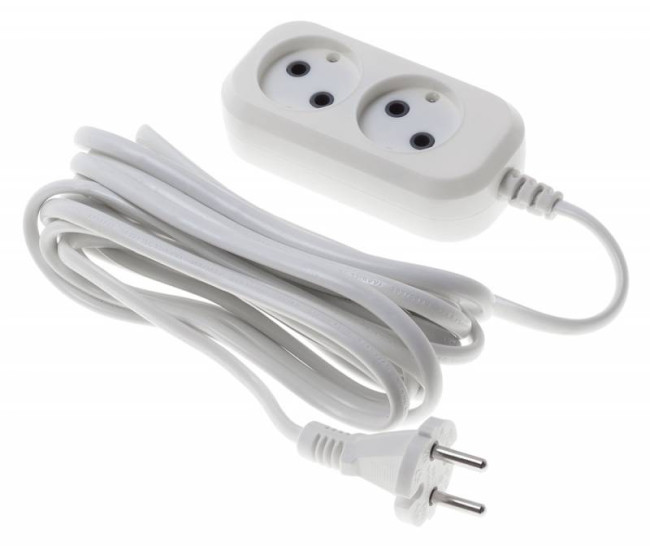 Сетевой удлинитель Buro BU-PSL2.5/W, 5 м, 475310, белый