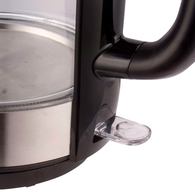 Чайник электрический Hyundai HYK-G4034 1.8л. 2200Вт черный/прозрачный (корпус: стекло)