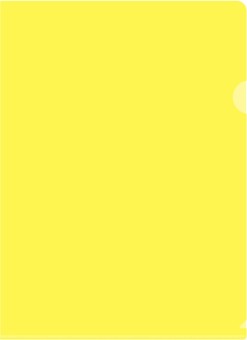 Папка-уголок Бюрократ -EE310/1YEL A4 пластик 0.15мм желтый