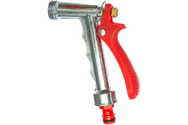 Пистолет поливочный металлический GRINDA M-mini, плавная регулировка, курок сзади, 8-427307_z01