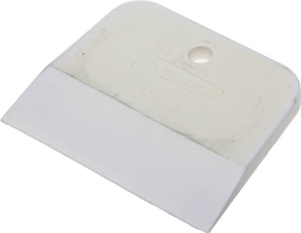 Шпатель ЗУБР "Мастер" резиновый, белый, 1шт, 100мм,1016-100_z01