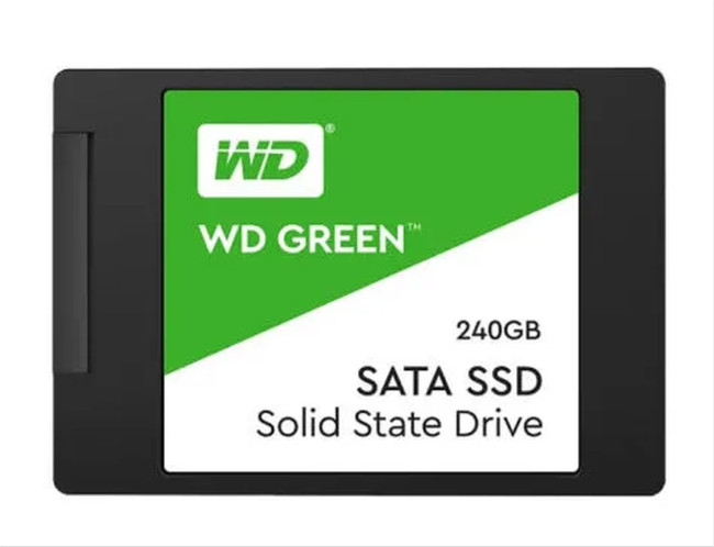 240 ГБ Внутренний SSD диск Western Digital Green 2.5/ SATA3 6.0 Гбит/с (WDS240G3G0A)