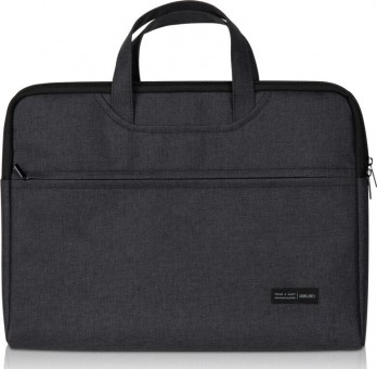 Папка-портфель Deli 5590BLACK 1 отдел. A4 текстиль черный