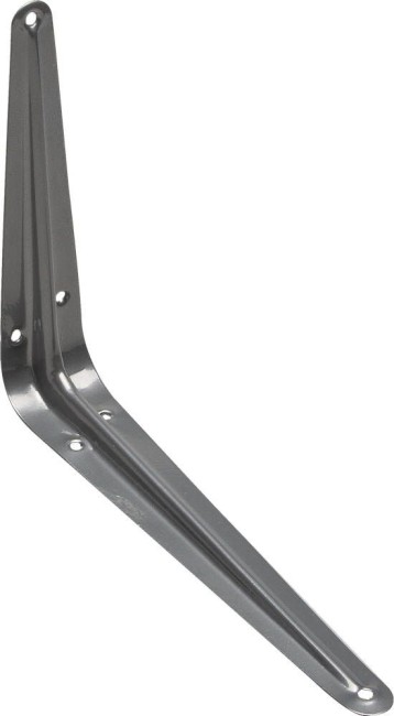 Уголок-кронштейн STAYER "MASTER", 200х150мм, серый, 37403-2