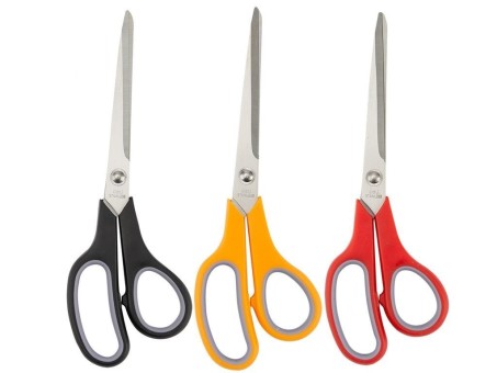 Ножницы Deli E38369 Essential Soft офисные 230мм ТПЭ сталь ассорти/серый