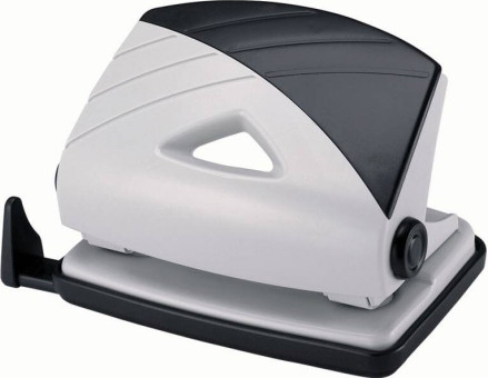 Дырокол Kw-Trio BIAS Smart 91Q0 макс.:16лист. металл/пластик черный/серый отв.:2 с линейкой