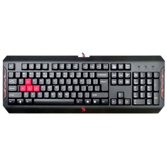 Клавиатура A4 Bloody Q100 черный USB Multimedia for gamer
