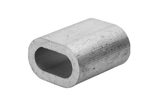 Зажим троса ЗУБР DIN 3093 алюминиевый 6 мм 40 шт. 4-304475-06 Зажим троса ЗУБР DIN 3093 алюминиевый 6 мм 40 шт. 4-304475-06