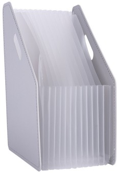 Лоток вертикальный Deli 63952GREY для бумаг A4 серый полипропилен