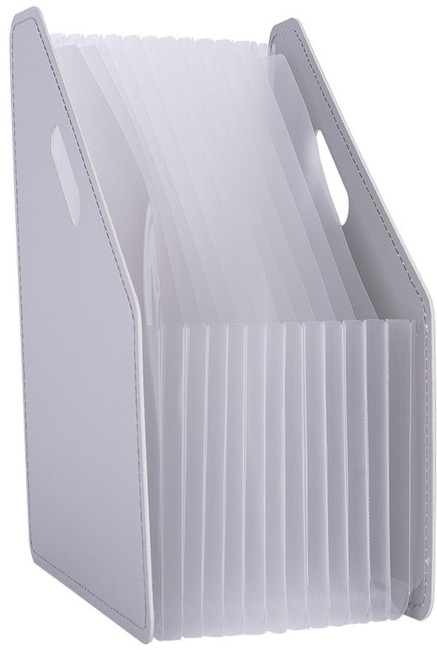 Лоток вертикальный Deli 63952GREY для бумаг A4 серый полипропилен
