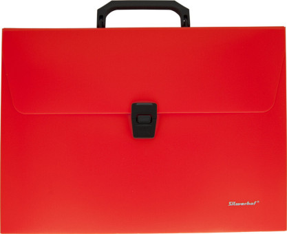 Портфель Silwerhof 322715-04 1 отдел. A4 пластик оранжевый неон