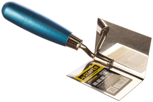 Кельма STAYER "PROFI" для внутренних углов, нержавеющее полотно, 80х60мм, 0836