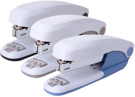 Степлер Deli E0323 24/6 26/6 (25листов) ассорти 150скоб металл коробка