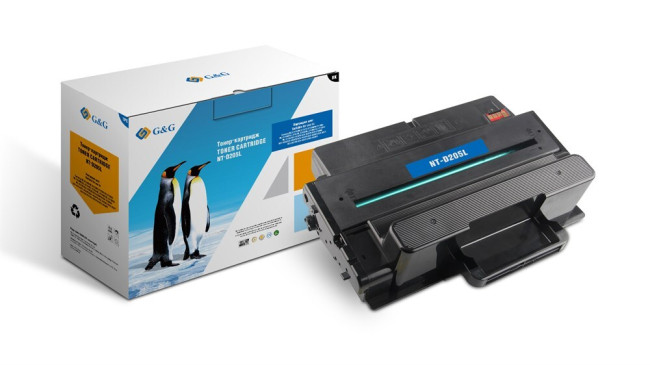 Картридж лазерный G&G GG-D205L черный (5000стр.) для Samsung ML-3710ND/ML-3712DW