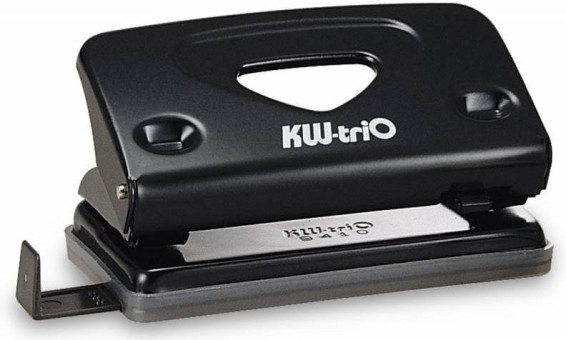 Дырокол Kw-Trio Classic Mini 941 макс.:10лист. металл ассорти отв.:2 с линейкой