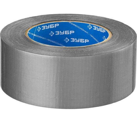 Армированная лента на тканевой основе универсальная ЗУБР Профессионал 48 мм 50 м серая 12090-50-50
