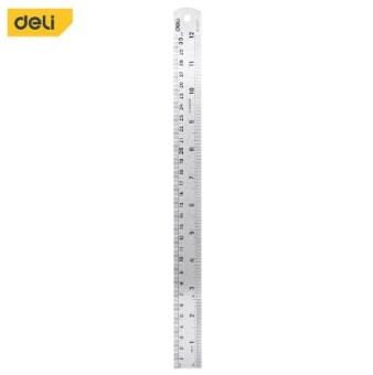 Линейка стальная Deli DL8030Y 300мм Нержавеющая сталь