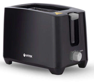 Тостер для хлеба и батона Vitek Midnight VT-1574 750Вт черный