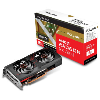 Видеокарта Sapphire Radeon RX 7600 8 ГБ (PULSE 11324-01-20G )
