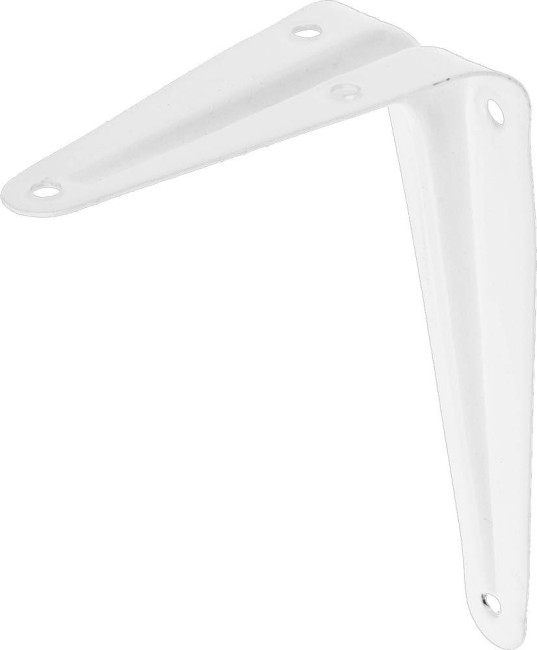 Уголок-кронштейн STAYER "MASTER", 100х75мм, белый, 37400-1