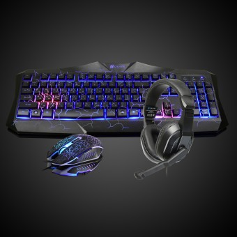 Игровой набор Oklick HS-HKM100G IMPERIAL black 1.5m (HS-HKM100G)