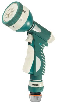 Пистолет поливочный RACO 341C, 8 режимов, металлический