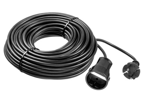 Удлинитель-шнур ЗУБР 207-Ш 20м 2200Вт 1 гнездо ПВС 2х0.75 мм,55023-20
