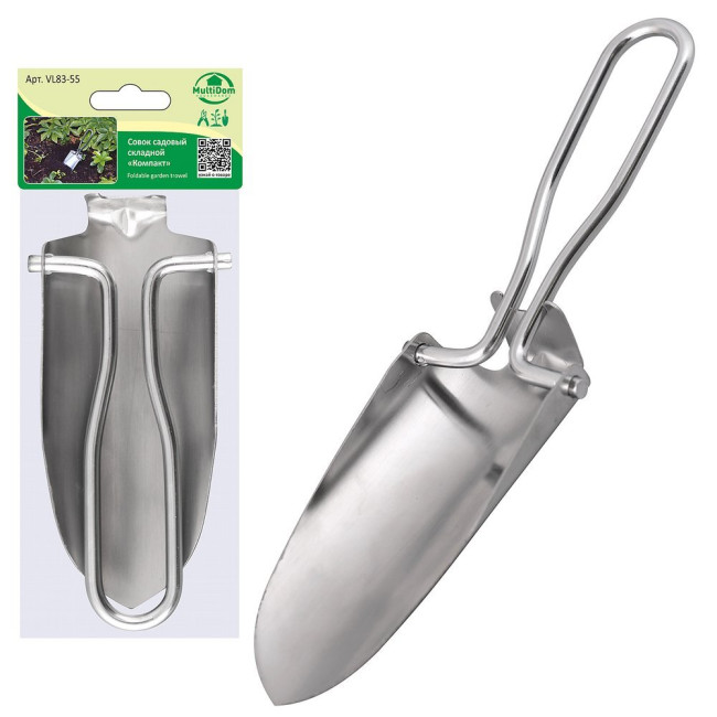 Комплект 12 шт, Мультидом Совок садовый складной "Компакт" NEW, VL83-55