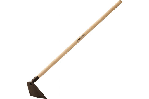 Трапецевидная мотыга с деревянным черенком GRINDA 190 мм 39597