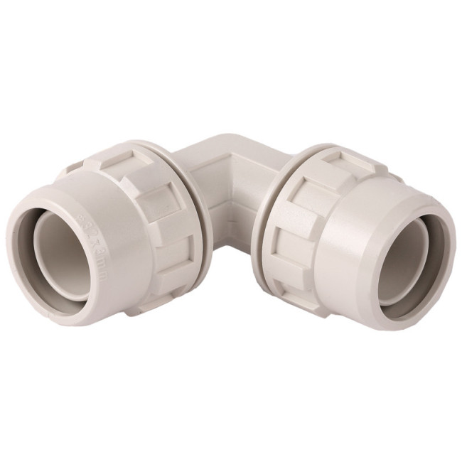 Соединитель ЗУБР ШиреФит угловой 90 штуцер с гайкой - штуцер с гайкой, 16мм 51492-16