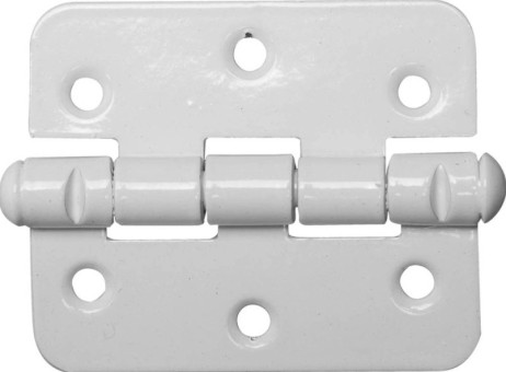 Карточная петля ПН-60 60x49х1.6 мм цвет белый 37631-60