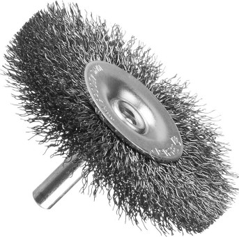 Щетка дисковая для дрели, витая стальная проволока 0,3мм, 38мм,ЗУБР,35198-038_z02