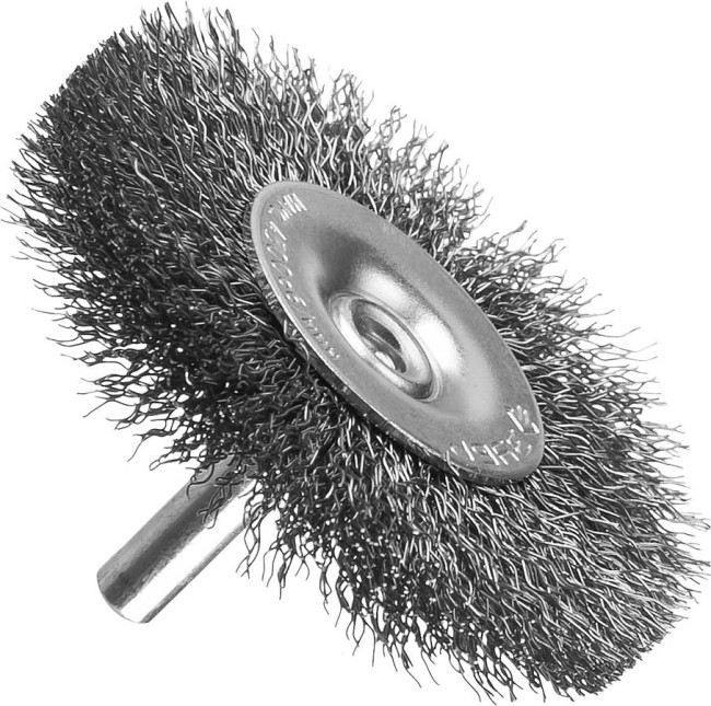 Щетка дисковая для дрели, витая стальная проволока 0,3мм, 38мм,ЗУБР,35198-038_z02